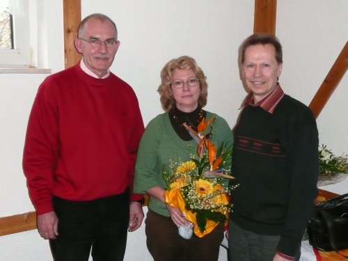 von links nach rechts: Wolfgang Wurch, Ingrid und Martin Wawrzyniak 
